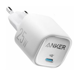 Compact Anker USB-C 25W Wall Charger — White