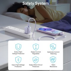 Compact Anker USB-C 25W Wall Charger — White