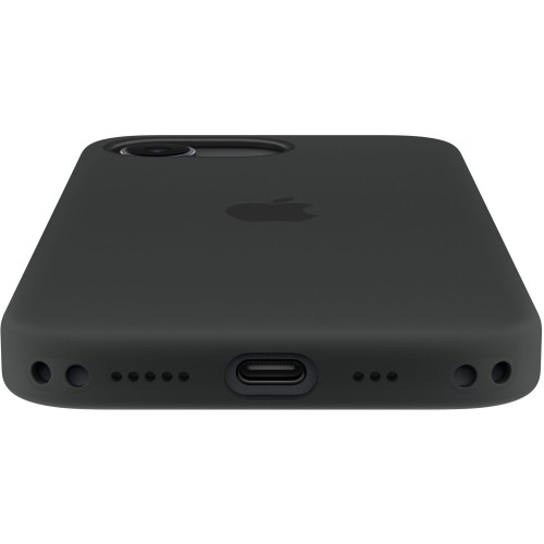 Силиконовый чехол для Apple iPhone 17e с MagSafe — черный