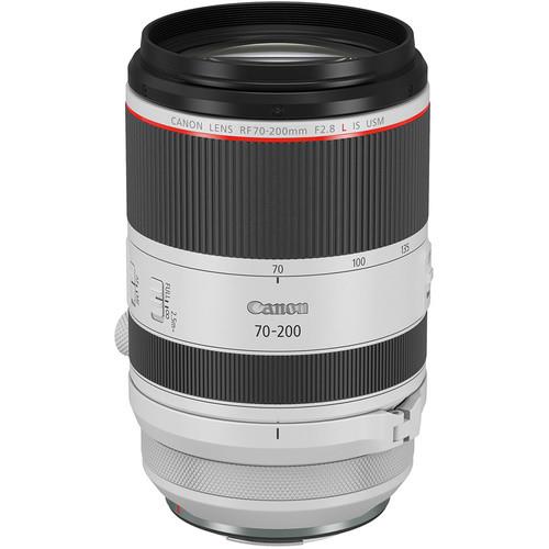 עדשת Canon RF 70-200mm F2.8L IS USM למצלמות עם תושבת Canon RF — לבן