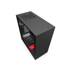 Computer Case NZXT H510 MATTE BLACK/RED