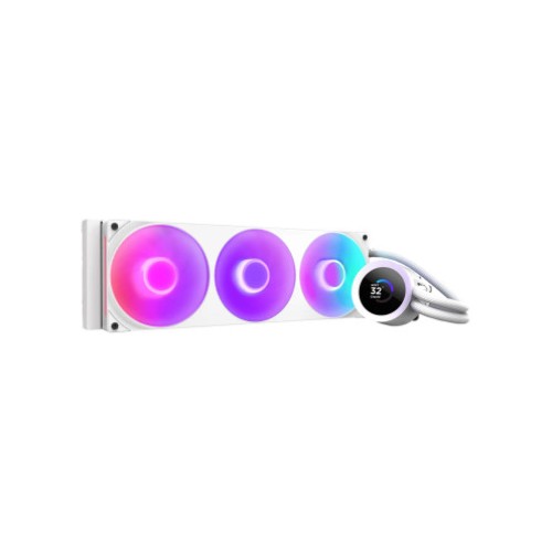 Система жидкостного охлаждения NZXT Kraken Plus 360 RGB 360mm White