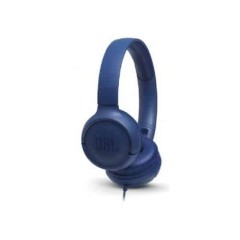 Headphones JBL Tune 500 in blue color.