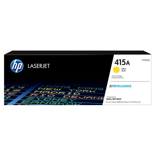 טונר מקורי צהוב HP 415A למדפסות HP Color LaserJet Pro