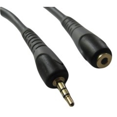 AUX Extension Cable 3.5mm Stereo M-F, 10m Length TopX