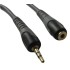 AUX Extension Cable 3.5mm Stereo M-F, 20cm Length TopX