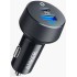 Автомобильное зарядное устройство Anker PowerDrive PD+ 2 35W (USB-C + USB-A) — чёрный/серый