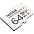 כרטיס זיכרון SanDisk High Endurance Micro SDXC בנפח 64GB