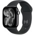 שעון Apple Watch 42mm Series 11 GPS בצבע Jet Black Aluminium עם רצועת Black Sport Band M/L (2025)