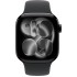 שעון Apple Watch 42mm Series 11 GPS בצבע Jet Black Aluminium עם רצועת Black Sport Band M/L (2025)