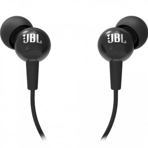 Проводные наушники JBL C100 в черном цвете