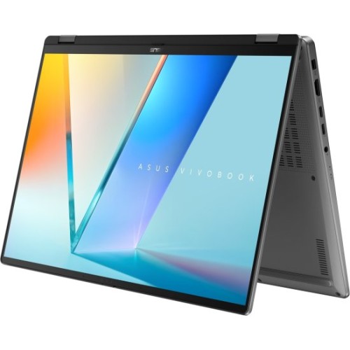 Сенсорный ноутбук-трансформер Asus VivoBook 16 Flip OLED 16" U7-258V 32GB 1TB — Matte Gray + Asus Stylus Pen