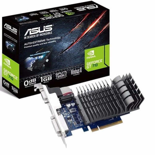 Cheap graphics card Nvidia GT 710 2GB ASUS GT710-SL-2GD5-BRK.