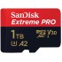 כרטיס זיכרון SanDisk Extreme Pro A2 MicroSDXC בנפח 1TB עם מתאם