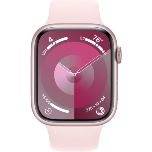 שעון חכם Apple Watch Series-9 GPS + Cellular 45mm עם רצועה Light Pink Sport Band בגודל M/L