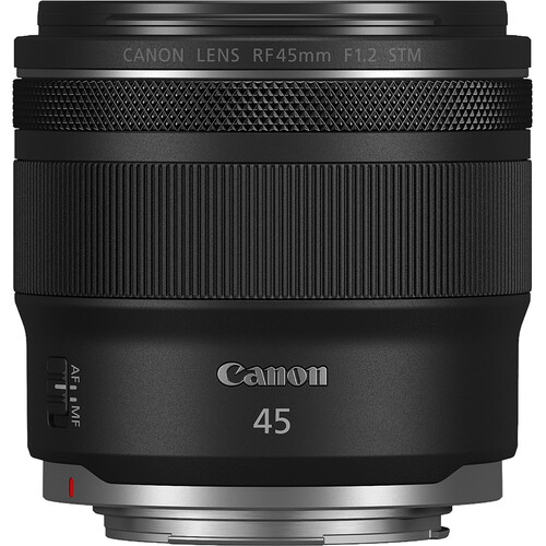 עדשת Canon RF 45mm F1.2 STM למצלמות עם תושבת Canon RF — שחור