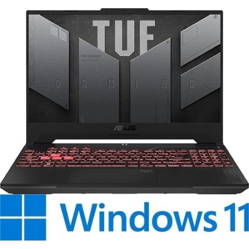 מחשב נייד אסוס Asus TUF Gaming A15 15.6'' R7 7435HS RTX4050 16GB 1TB — (אפור) Jaeger Gray
