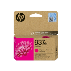 Original HP 937e EvoMore High-Capacity Magenta Ink Cartridge for HP OfficeJet Pro Printers