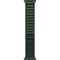 Apple Watch Ultra 2 49mm GPS + Cellular in Black Titanium Case with Dark Green Alpine Loop — Strap size Large (2024)