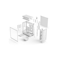 Компьютерный корпус FRACTAL DESIGN MESHIFY 3 AMBIENCE PRO RGB WHITE TG CLEAR TINT