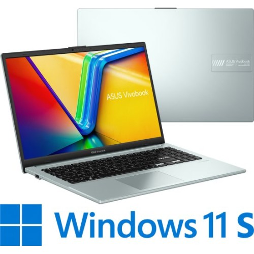 Laptop Asus Vivobook Go 15 15.6" i3-N305 8GB 256GB — Green Gray (Win 11 Home S)