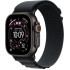 שעון Apple Watch Ultra 3 בגודל 49 מ"מ עם GPS + Cellular בצבע Black Titanium עם רצועת Black Alpine Loop — מידה Small (2025)