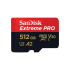 כרטיס זיכרון SanDisk Extreme Pro A2 MicroSDXC בנפח 512GB עם מתאם