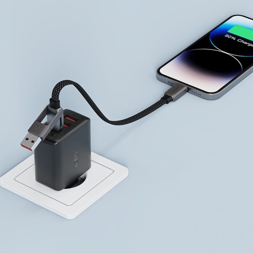 Кабель для передачи данных и зарядки C13-05 (USB-A / USB-C на USB-C)