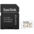 SanDisk Max Endurance Micro SDXC memory card with a capacity of 64GB