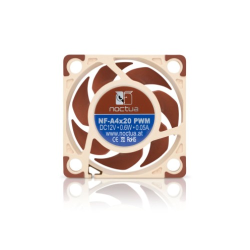 מאוורר NOCTUA NF-A4X20 PWM ‏40 מ״מ ‎5000 סל״ד ‎12V