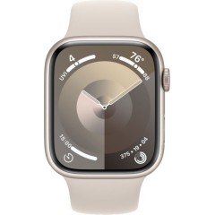 Смарт-часы Apple Watch Series-9 GPS 45mm с ремешком Starlight Sport Band размера M/L