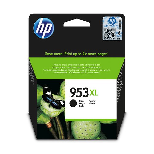 Original HP 953XL High-Capacity Black Ink Cartridge for HP OfficeJet Pro Printers