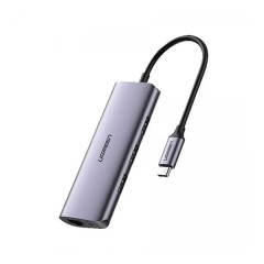 Док-станция Ugreen USB-C 5-в-1 (серый)