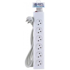 Power strip with switch 6 sockets 3 meters Semicon