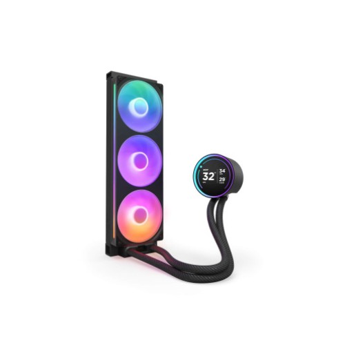 Кулер для процессора NZXT KRAKEN ELITE 360 R ГБ 360MM BLACK