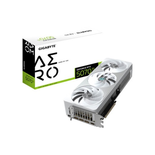 GIGABYTE RTX 5070 TI AERO OC 16G GV-N507TAERO OC-16GD Graphics Card