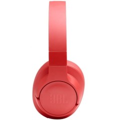 Headphones JBL Tune 700BT in red color.