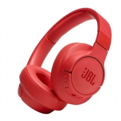 Headphones JBL Tune 700BT in red color.