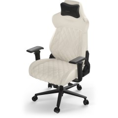 Игровое кресло из ткани TC500 LUXE — белый