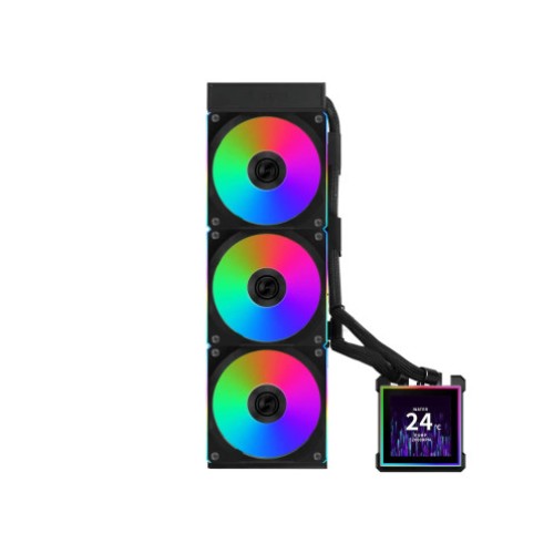קירור למעבד LIAN-LI HYDROSHIFT II LCD-S 360CL BLACK