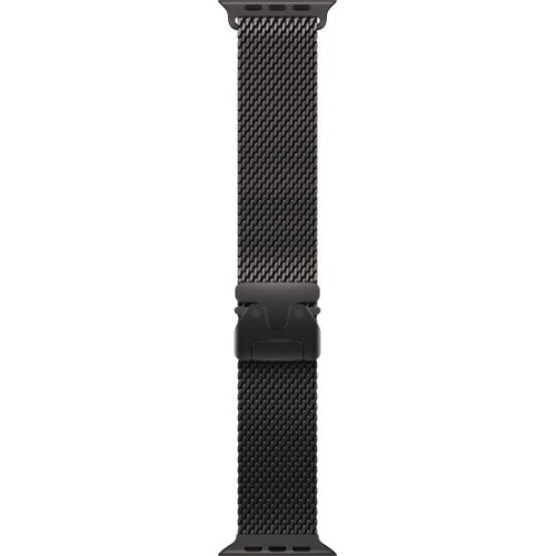 שעון Apple Watch Ultra 3 בגודל 49 מ"מ עם GPS + Cellular בצבע Black Titanium עם רצועת Black Titanium Milanese Loop — מידה Medium (2025)