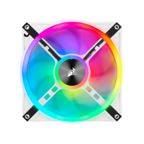 Fan CORSAIR iCUE QL140 RGB 140 mm PWM white