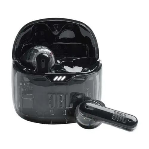 אוזניות אלחוטיות JBL TWS Tune Flex – שקוף-שחור