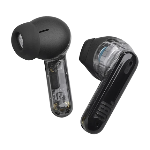 אוזניות אלחוטיות JBL TWS Tune Flex – שקוף-שחור