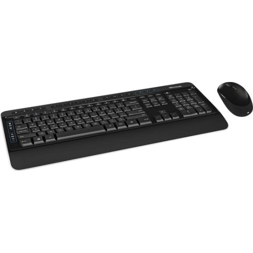 Keyboard and Mouse Set Microsoft Wireless Desktop 3050 with AES Hebrew/English/Russian.