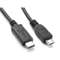 כבל USB C זכר- MICRO B 2.0 זכר 1.8מ