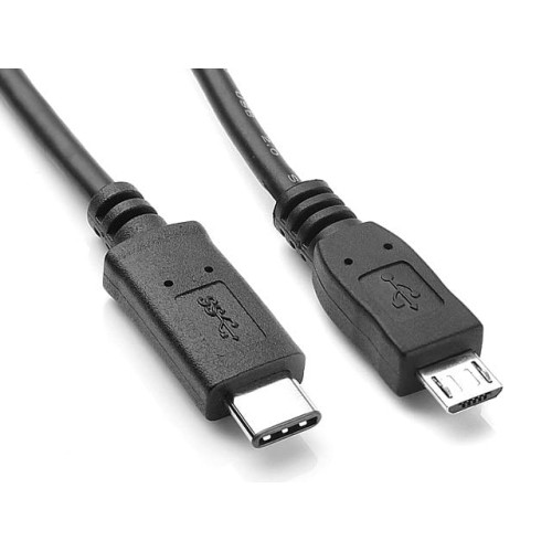 כבל USB C זכר- MICRO B 2.0 זכר 1מ