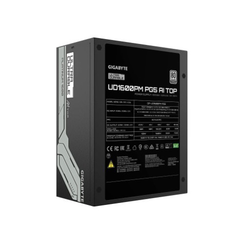 Power Supply GIGABYTE UD1600PM PG5 AI TOP 1600W PCIe 5.0 80+ Platinum Modular