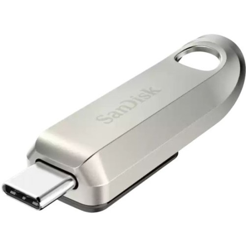 SanDisk Ultra Luxe USB-C 3.2 זיכרון נייד בנפח 256GB צבע כסוף