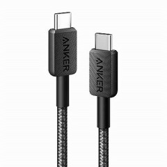 Anker 322 USB-C to USB-C Charging & Data Cable 0.9m — Black